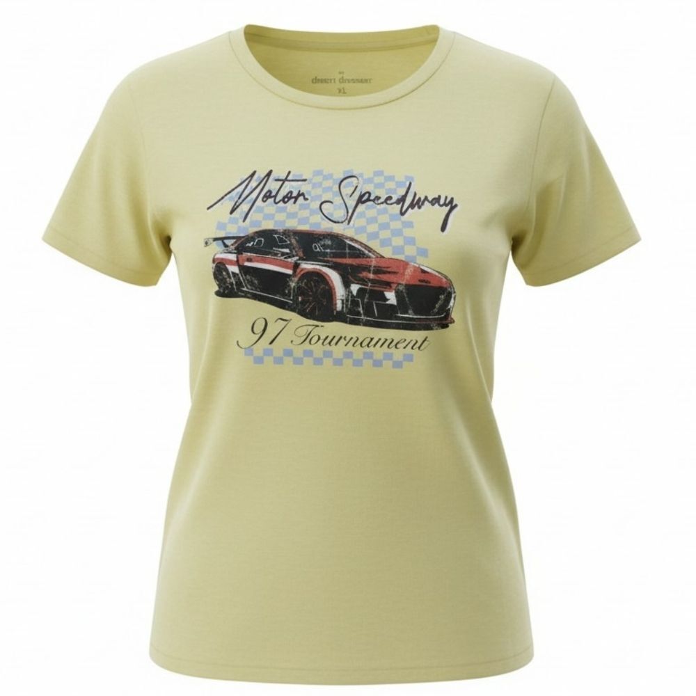 Never Worn- Graphic Tee with Car Print